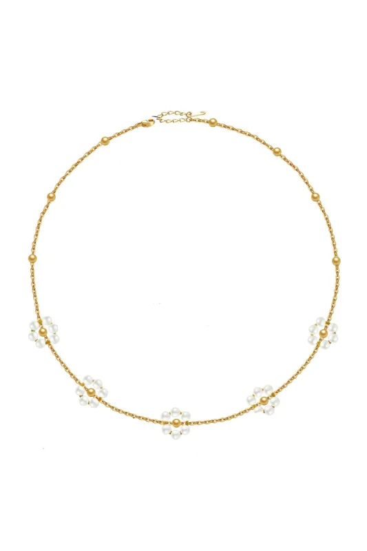 Daisy Pearl Necklace sold by KissProm