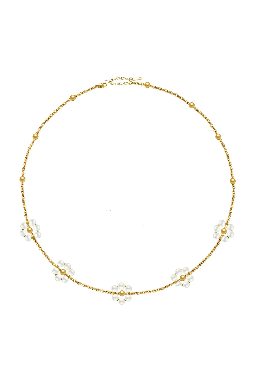 Daisy Pearl Necklace sold by KissProm