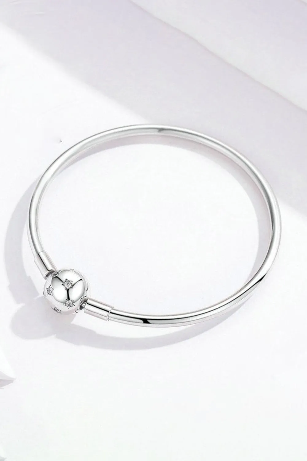Star Bangle Bracelet In Sterling Silver sold by KissProm product image thumbnail 3