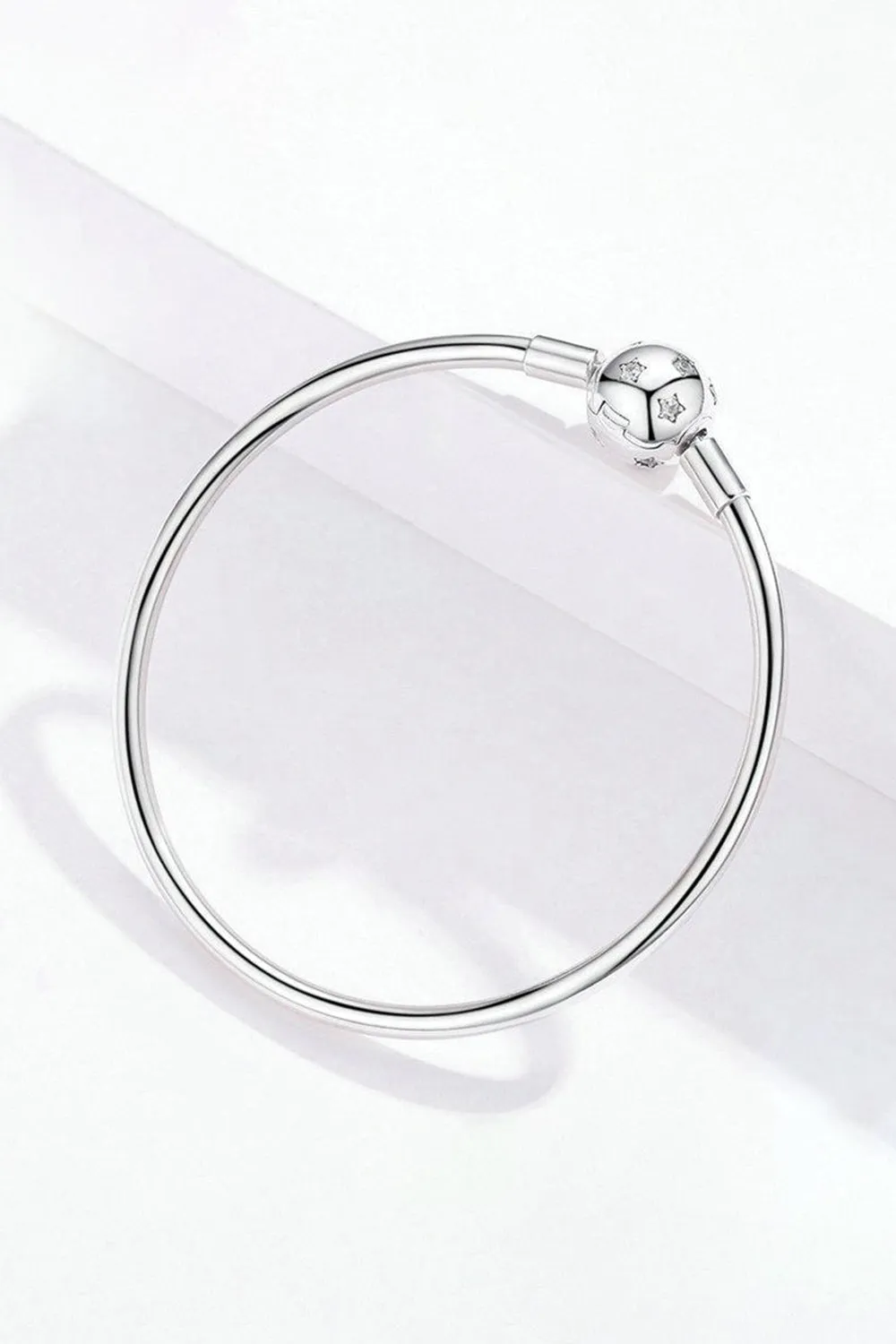 Star Bangle Bracelet In Sterling Silver sold by KissProm product image thumbnail 4