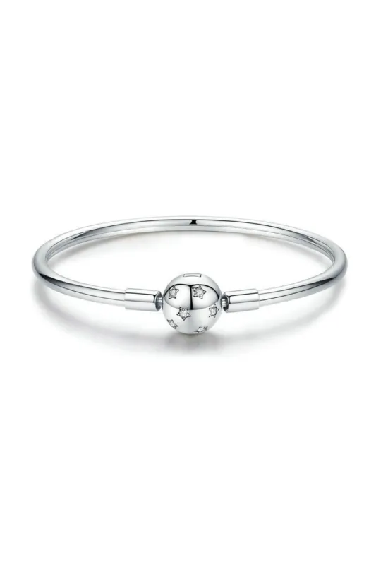 Star Bangle Bracelet In Sterling Silver sold by KissProm