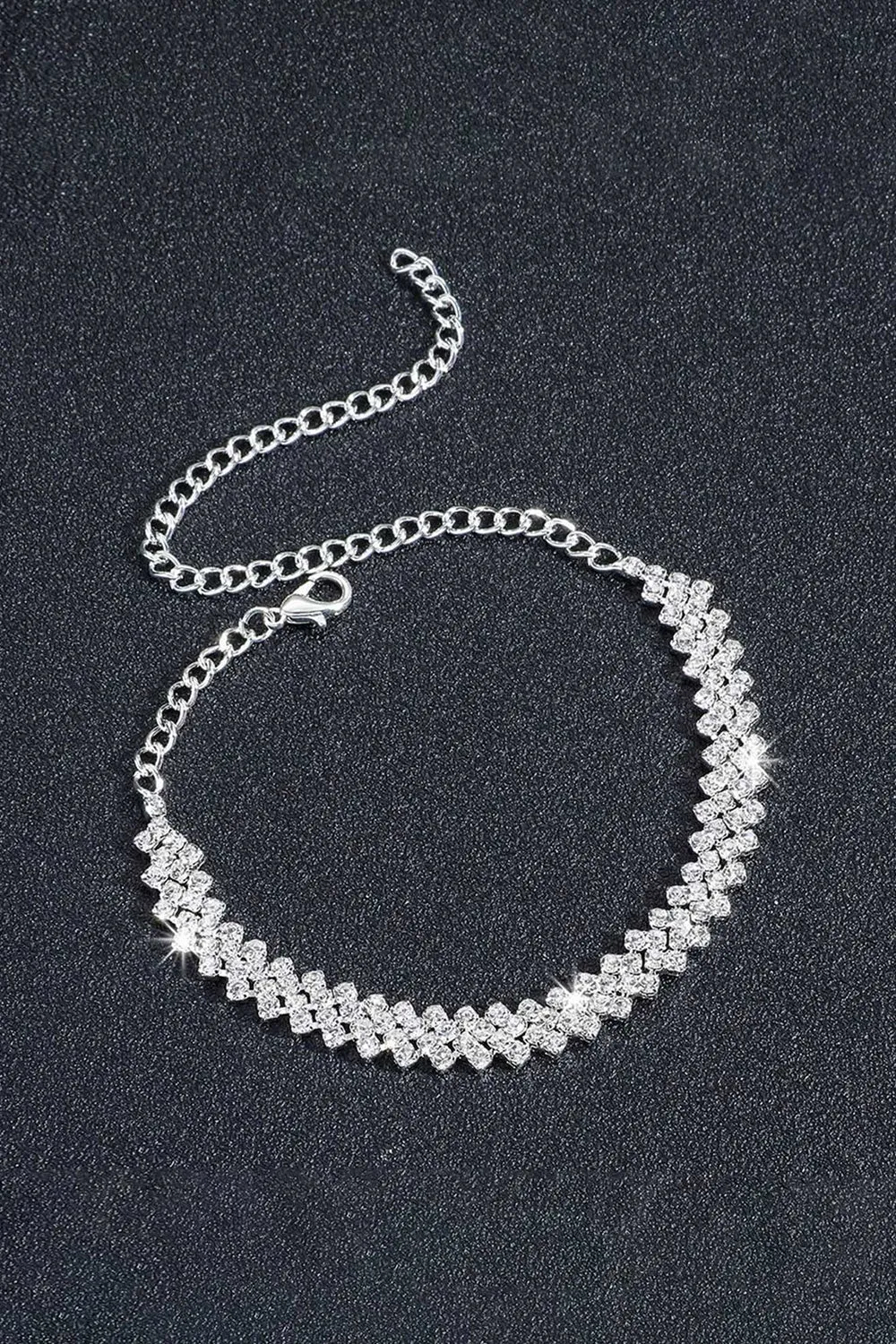 Simple Shining Crystal Tennis Bracelet sold by KissProm product image thumbnail 2