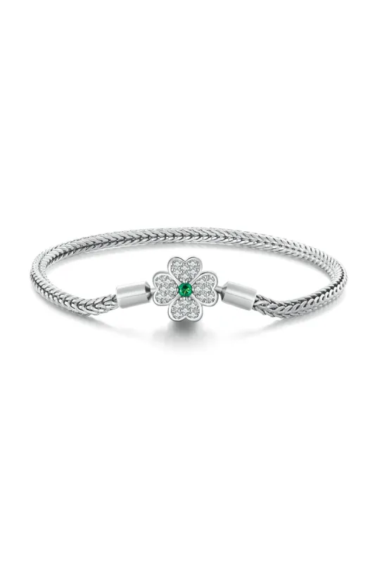 Lucky Four Leaf Clover Bracelet sold by KissProm