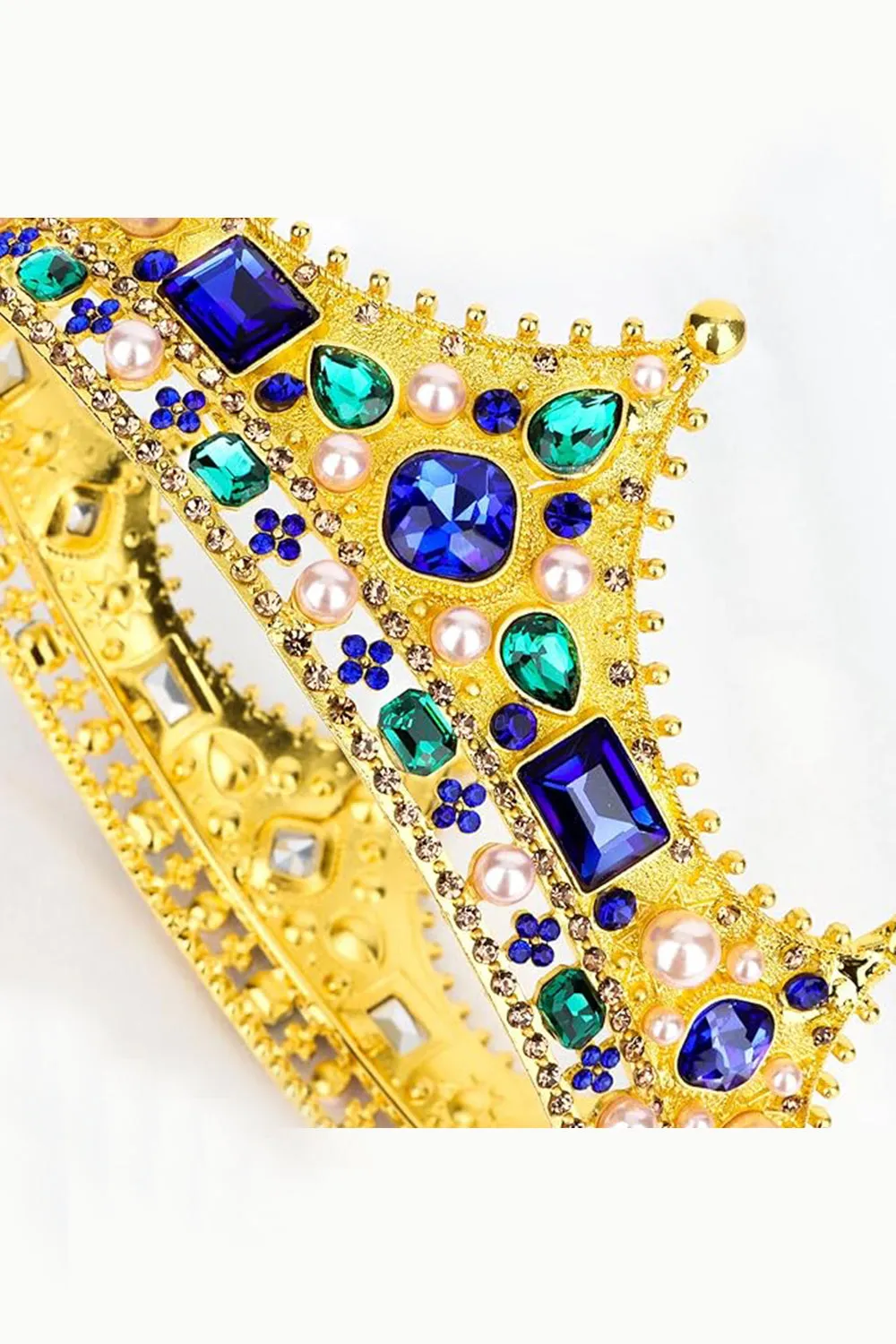 Crystal Vintage Baroque Crown sold by KissProm product image thumbnail 4