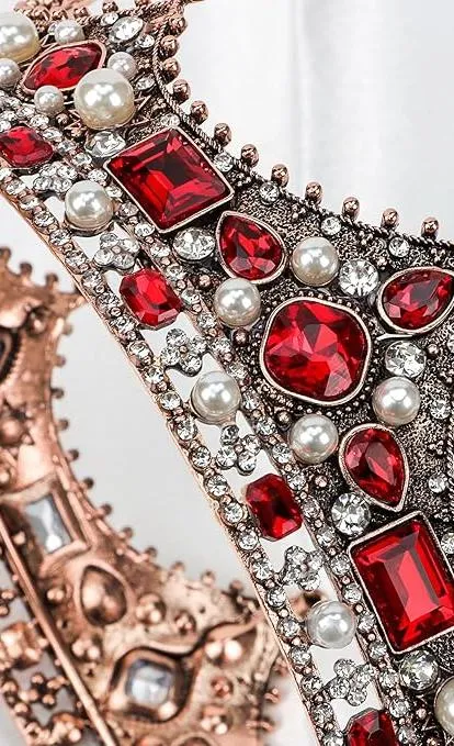 Crystal Vintage Baroque Crown sold by KissProm product image thumbnail 2