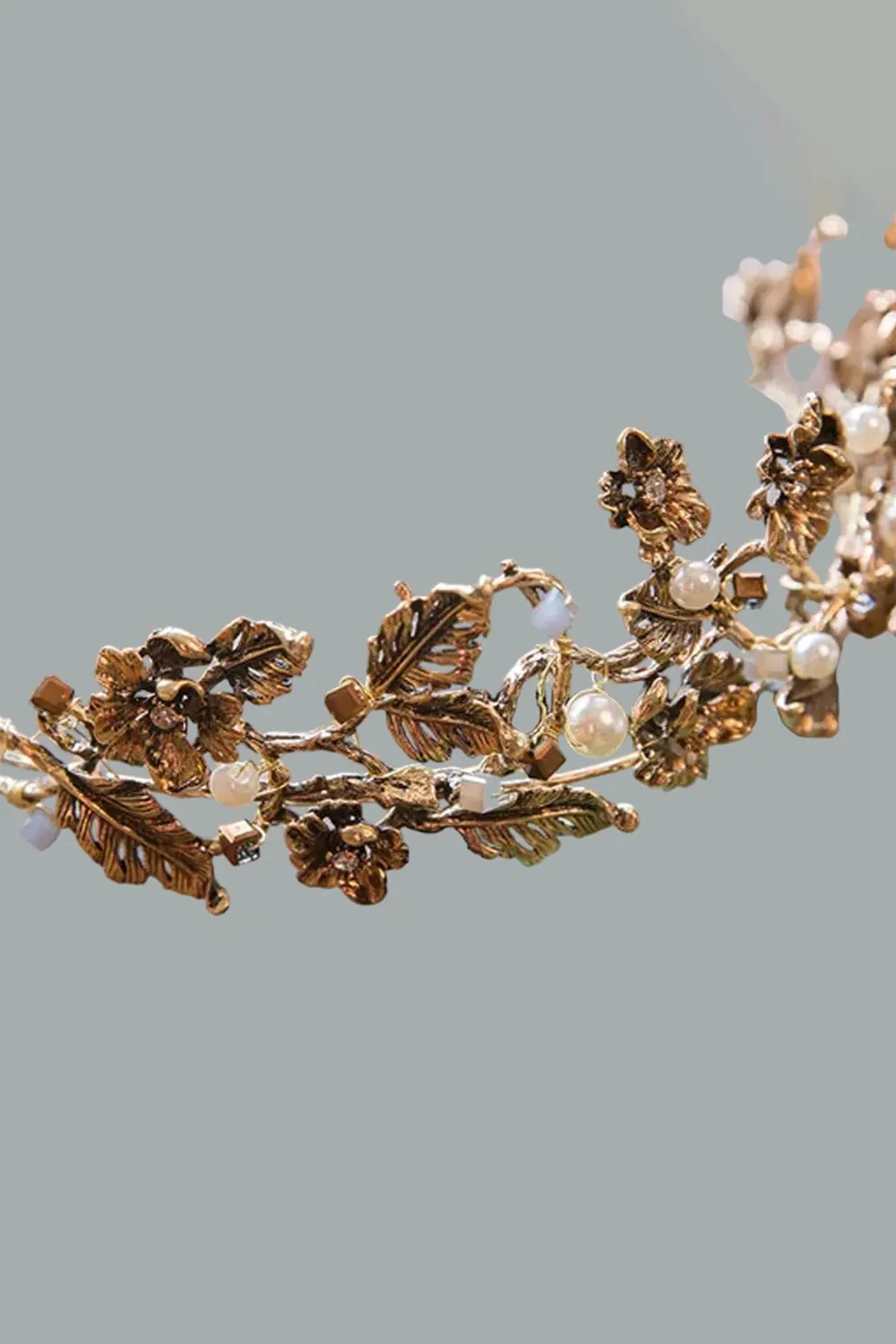 Pearl Gold Vintage Halloween Crown sold by KissProm product image thumbnail 2