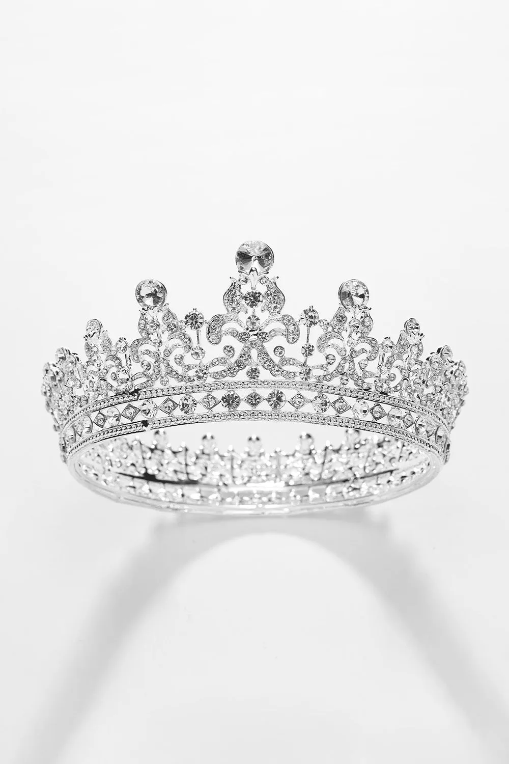 Silver Crystal Crowns sold by KissProm