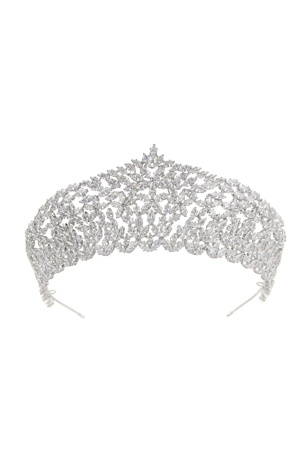 Vintage Zircon Wedding Crown sold by KissProm