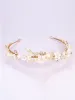 Flower Pearl Bridal Headband sold by KissProm