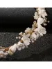 Flower Pearl Bridal Headband sold by KissProm