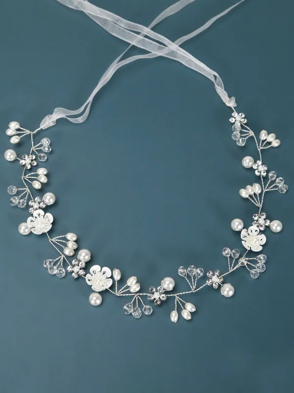Flower Girl Pearl Headband sold by KissProm