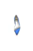 Pointed Toe Slip-on Satin Low Heels With Rhinestone sold by KissProm