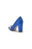 Chic Satin Pointed Toe Slip-on Chunky Heels With Rhinestone sold by KissProm