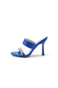 Open Toe Satin Strap Slip On High Heels With Rhinestone sold by KissProm