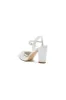 Pearl Pointed Toe Ankle Strap Chunky Heels With Bow sold by KissProm