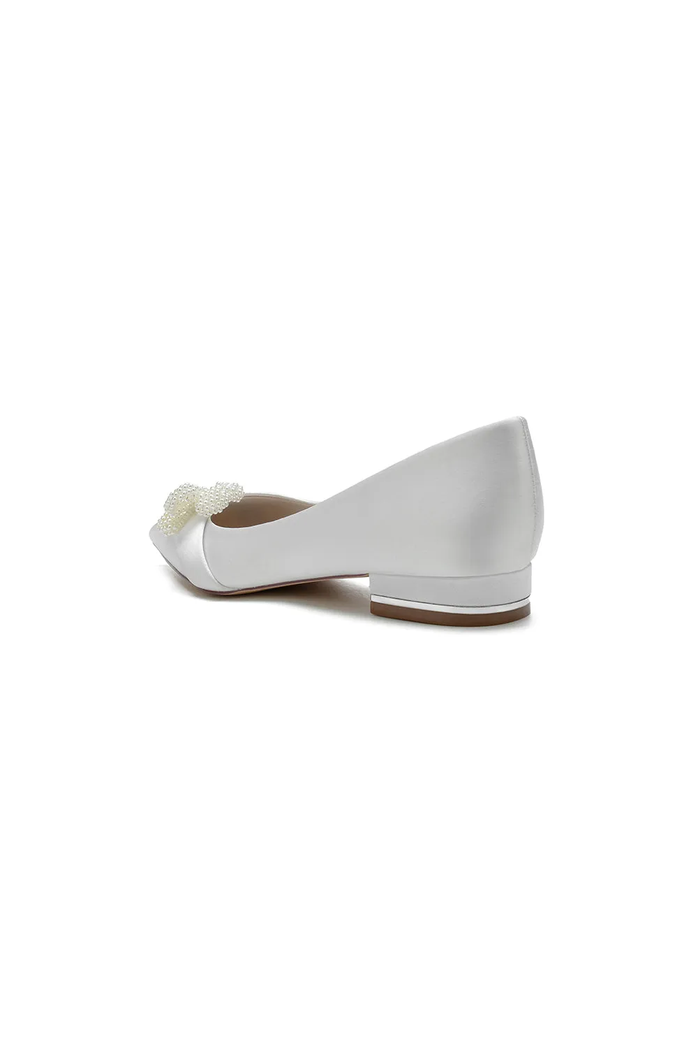 Pearl Flower Cocktail Pointed Toe Flats sold by KissProm product image thumbnail 4