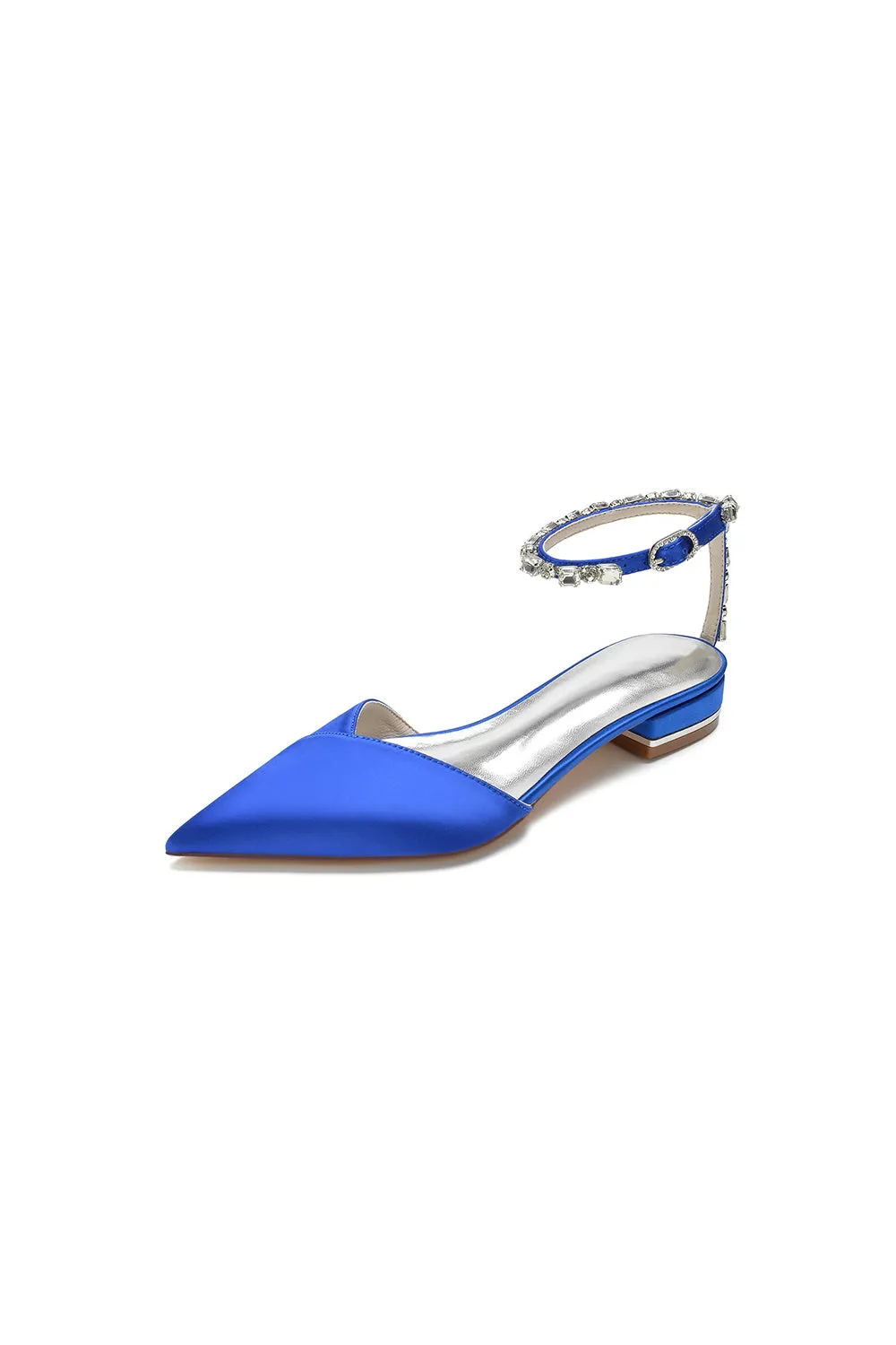 Rhinestone Strap Cocktail Pointed Toe Flats sold by KissProm product image thumbnail 2