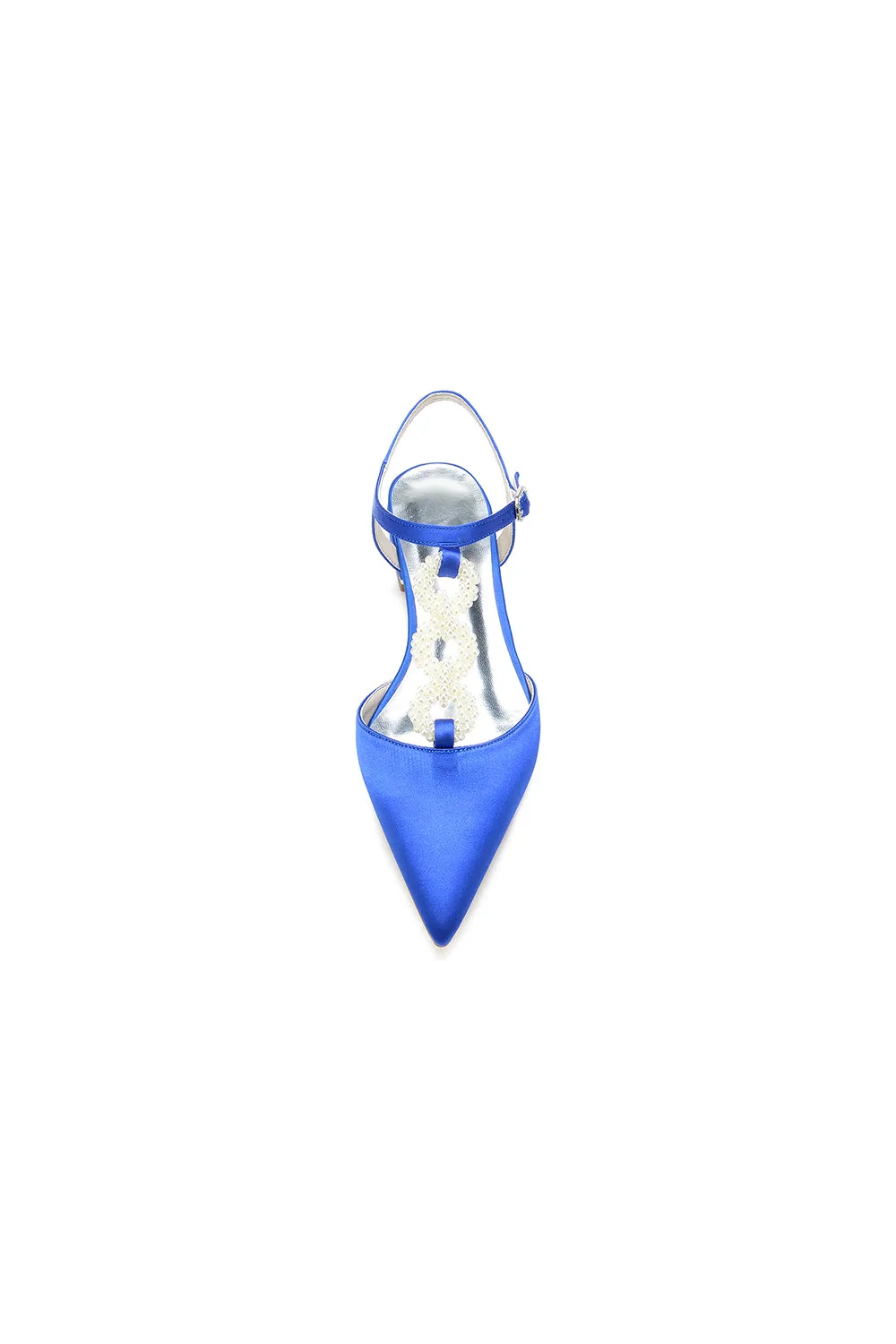 Pearl Strap Pointed Toe Flats sold by KissProm product image thumbnail 3