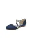Crystal Strap Lace Round Toe Flats sold by KissProm