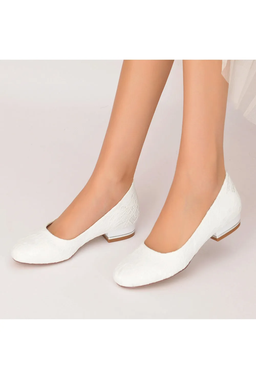 Lace Round Toe Flats sold by KissProm product image thumbnail 5