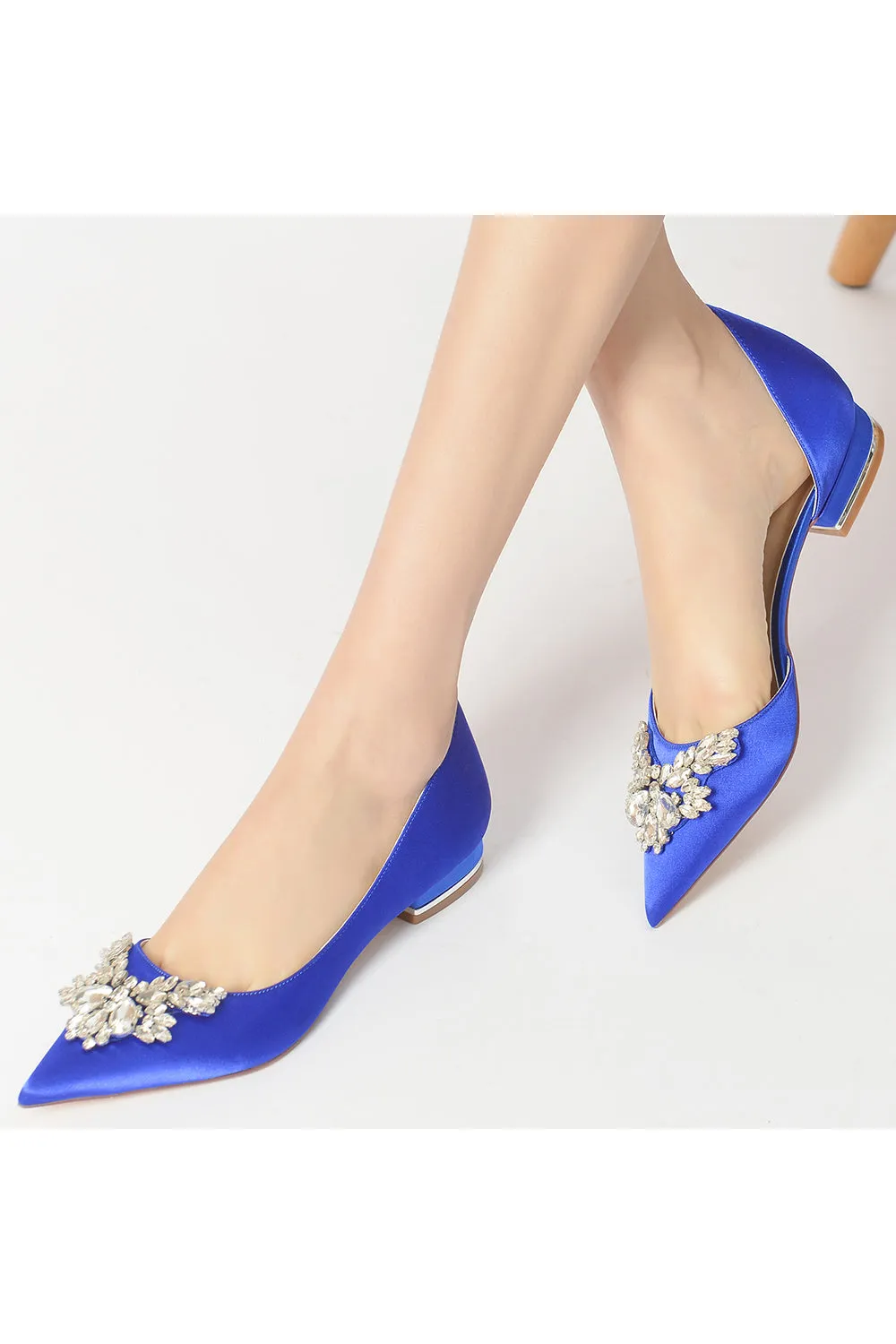 Crystal Pointed Toe Flats sold by KissProm product image thumbnail 4