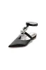 Crystal Chain Pointed Toe Flats sold by KissProm