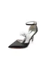 Flower Pearl Strap Pointed Toe High Heels sold by KissProm