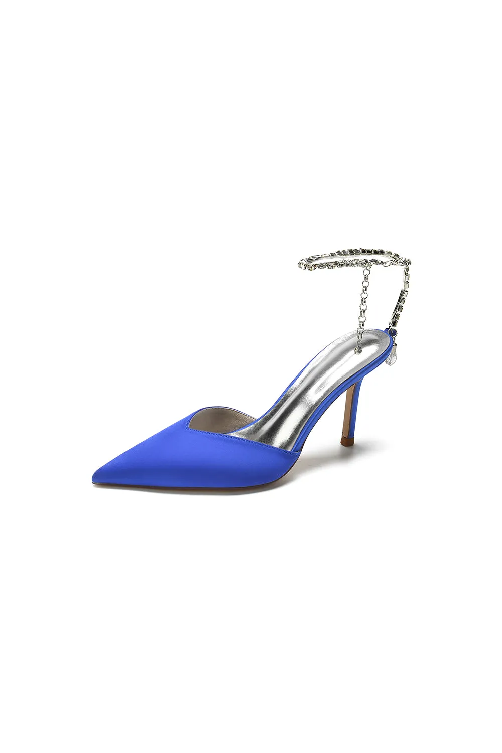 Cocktail Pointed Toe Crystal Strap High Heels sold by KissProm product image thumbnail 2