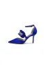 Cocktail Pointed Toe Crystal Buckle Strap High Heels sold by KissProm