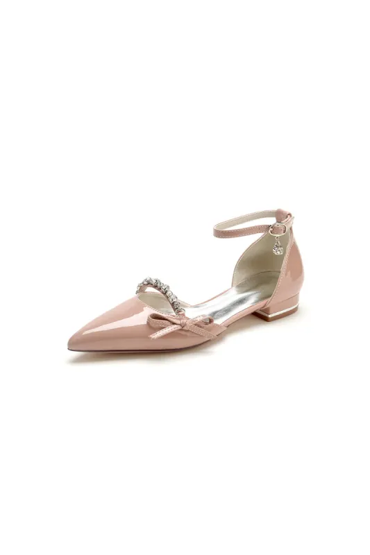 Elegant Nude Pink Women's Shoes with Silver Accents U18448-15 sold by KissProm