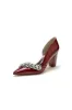 Rose Pink High Heels with Crystal Embellishments U22014-113 sold by KissProm
