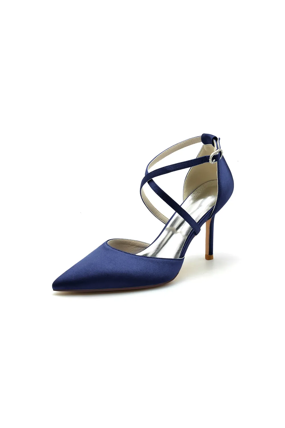 Royal Blue High Heels with Metallic Accents 1963-59 sold by KissProm product image thumbnail 5