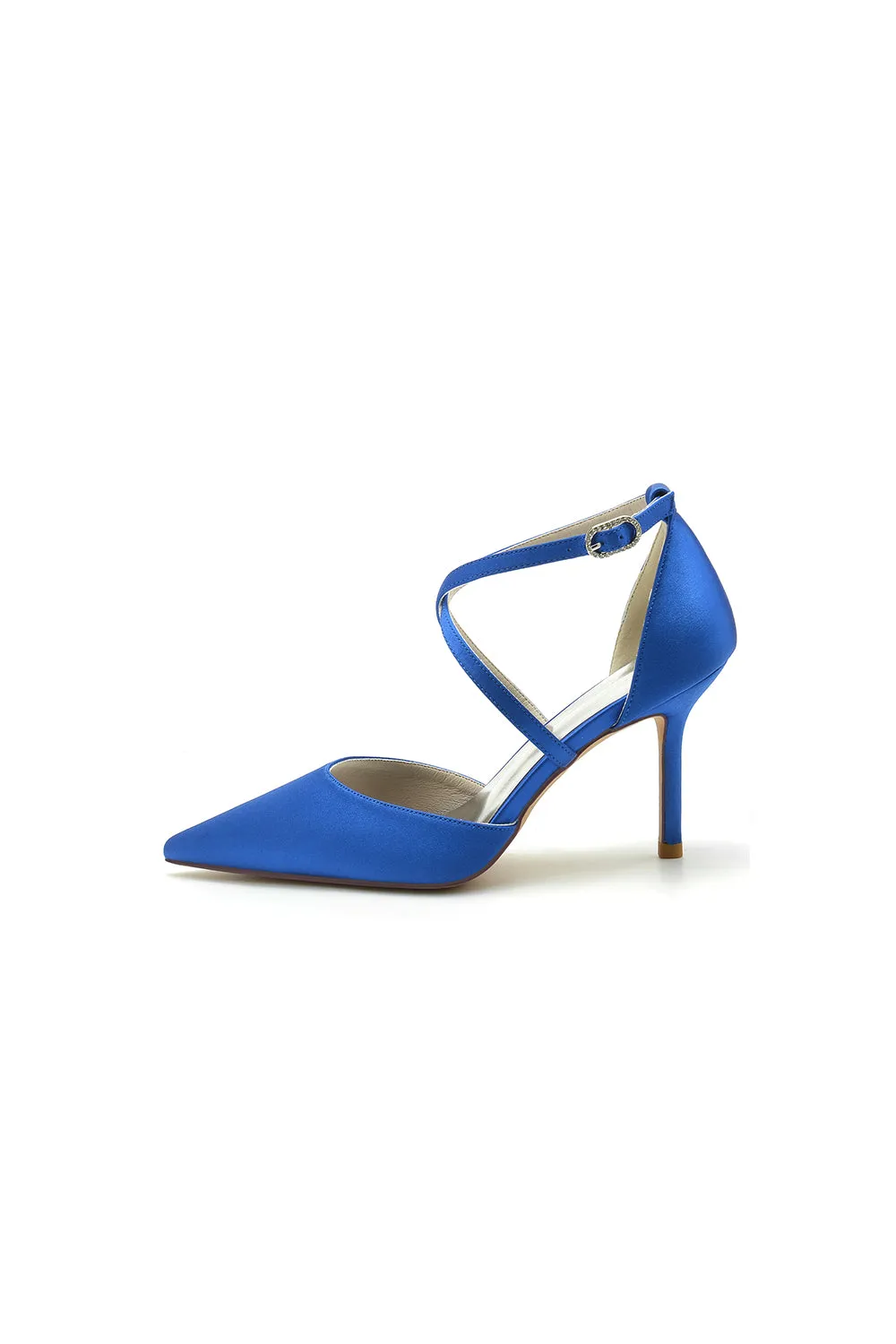 Royal Blue High Heels with Metallic Accents 1963-59 sold by KissProm product image thumbnail 2