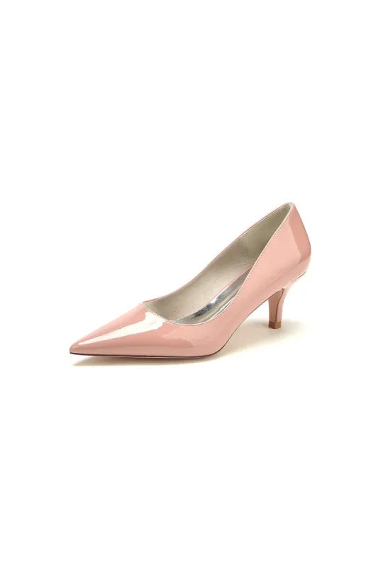 Pointed Toe Wedding Shoes with Patent Leather sold by KissProm