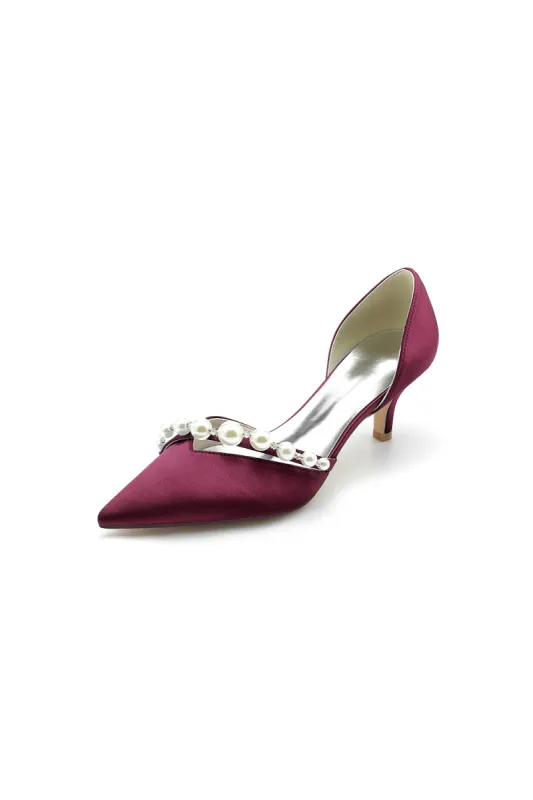 Pearl Pointed Toe Stiletto Heels sold by KissProm