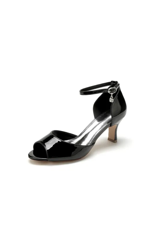 Peep Toe Ankle Strap Buckle Wedding Shoes sold by KissProm