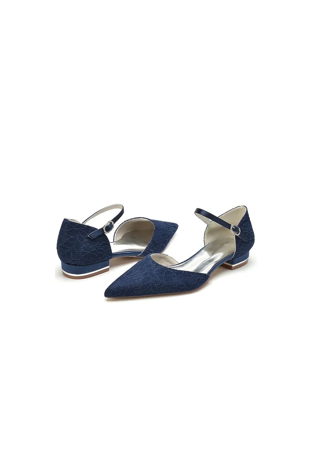 Champagne High Heels with Intricate Lace Detailing sold by KissProm product image thumbnail 3