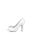 Fuchsia High Heels with a Shimmering Metal Accent sold by KissProm