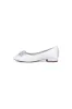 Navy Blue Flat Shoes with Crystal Flower Decoration sold by KissProm