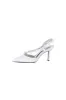 Royal Blue High Heels with Pearl and Crystal Embellishments Description sold by KissProm