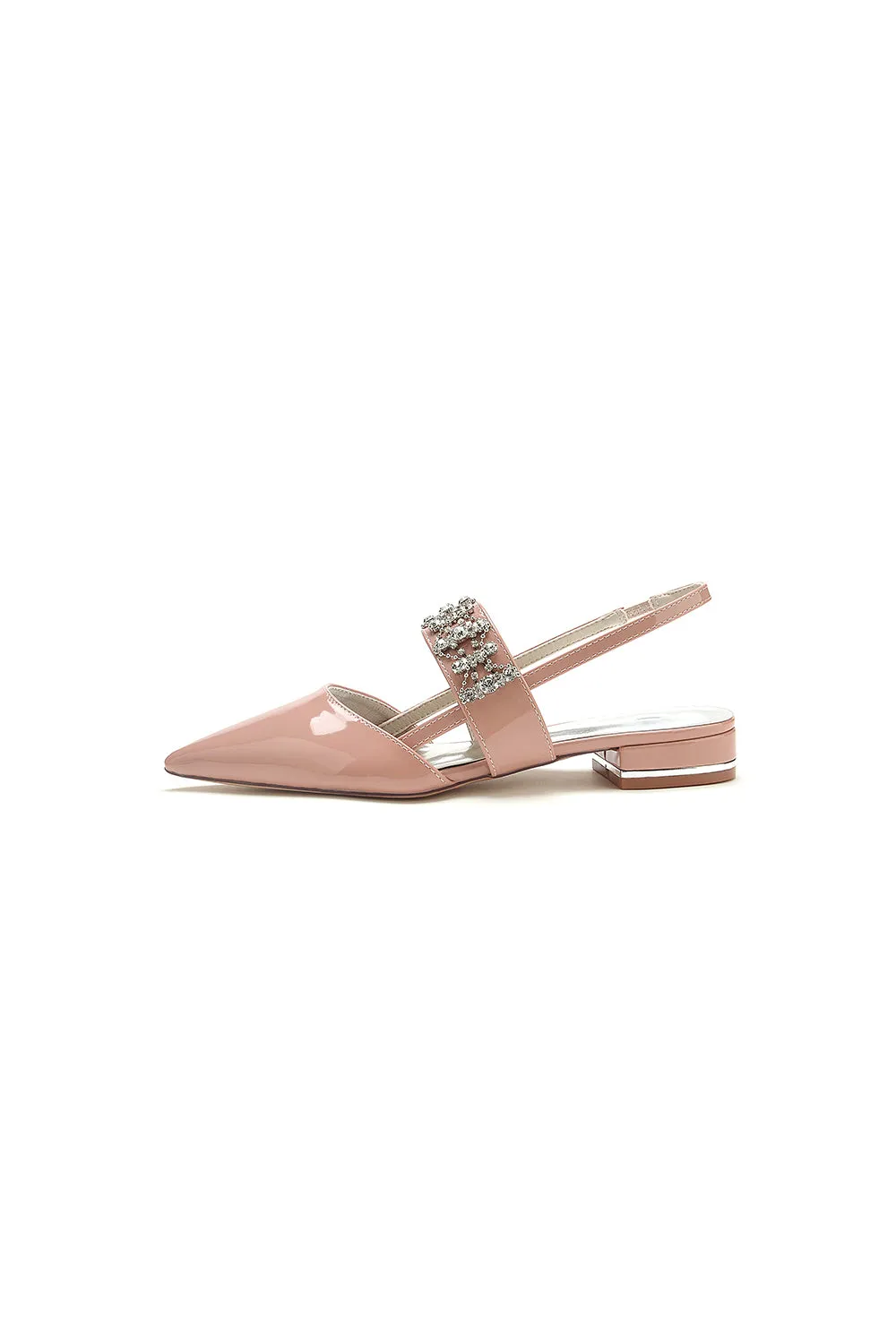 Nude Pink Women's Shoes with Silver Accents sold by KissProm product image thumbnail 2