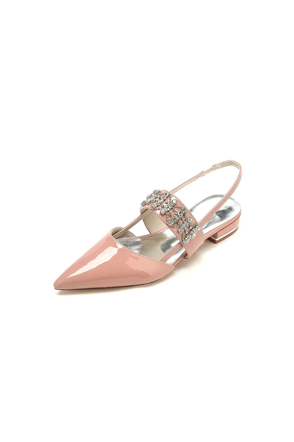 Nude Pink Women's Shoes with Silver Accents sold by KissProm