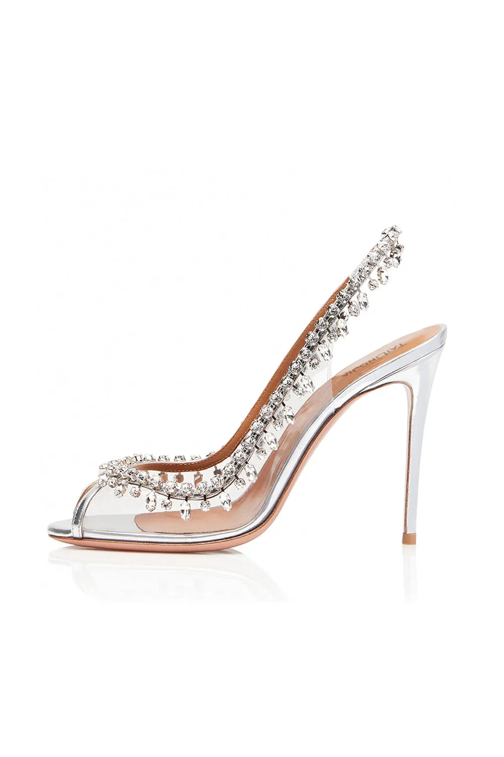 Wedding Shoes Peep Toe Stiletto Heel With Rhinestone Ankle Strap sold by KissProm