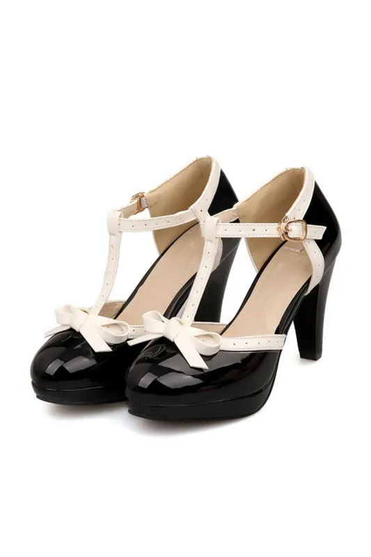 Retro Bow High Heel Shoes sold by KissProm