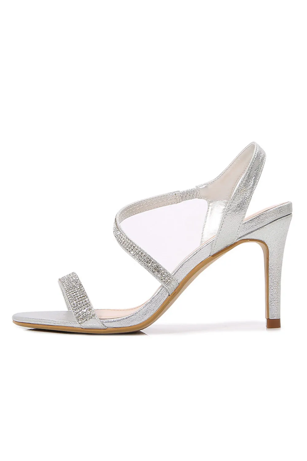 Party Patent Leather Peep Toe Stiletto Heel Evening Shoes With Rhinestone sold by KissProm