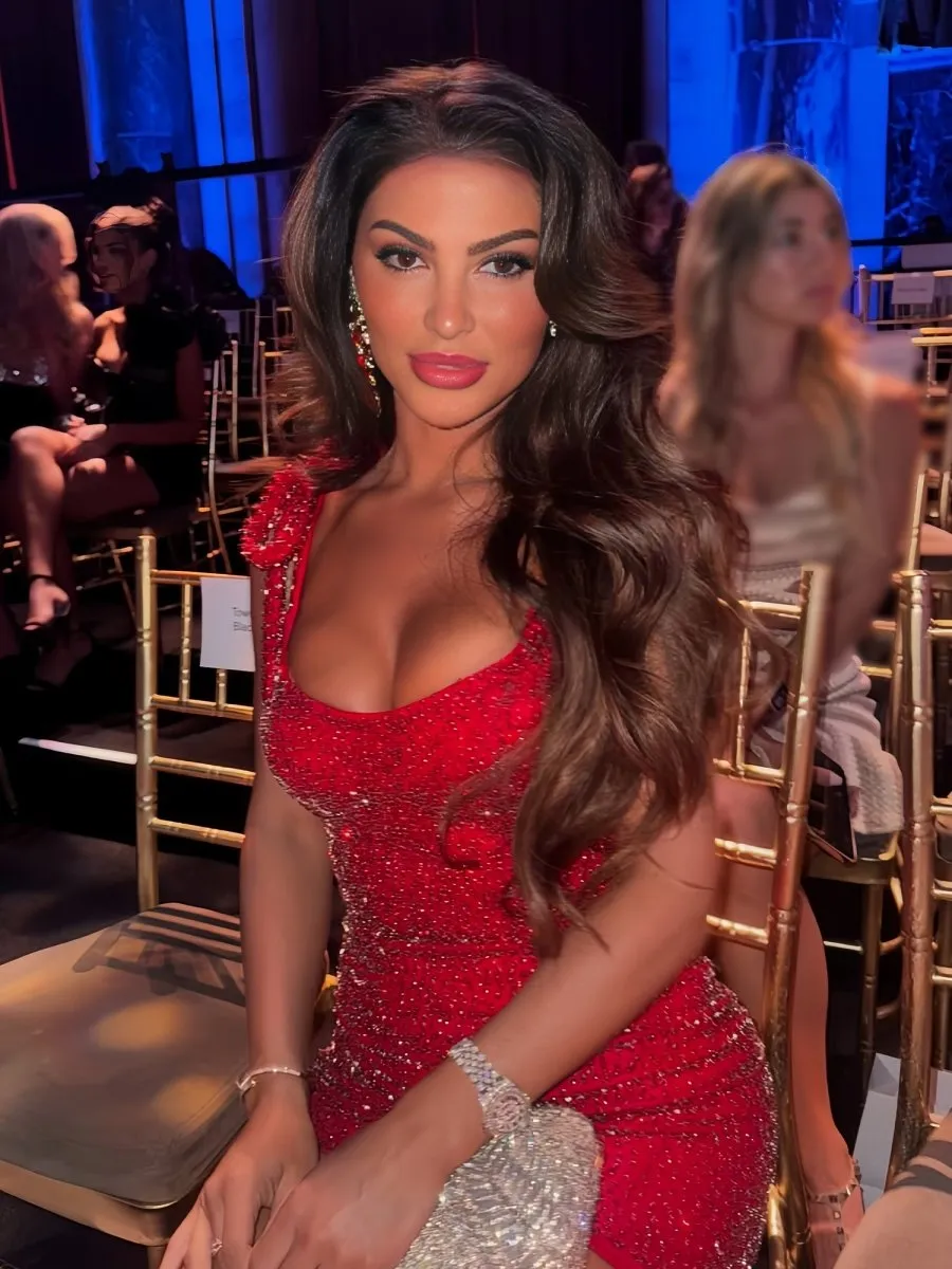 Red - One Shoulder Bodycon Beaded Mini Party Dresses With Bow sold by KissProm product image thumbnail 2