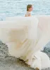 Illusion Lace V-Neck Appliqued Sleeveless V-Back Tulle Wedding Dress sold by KissProm
