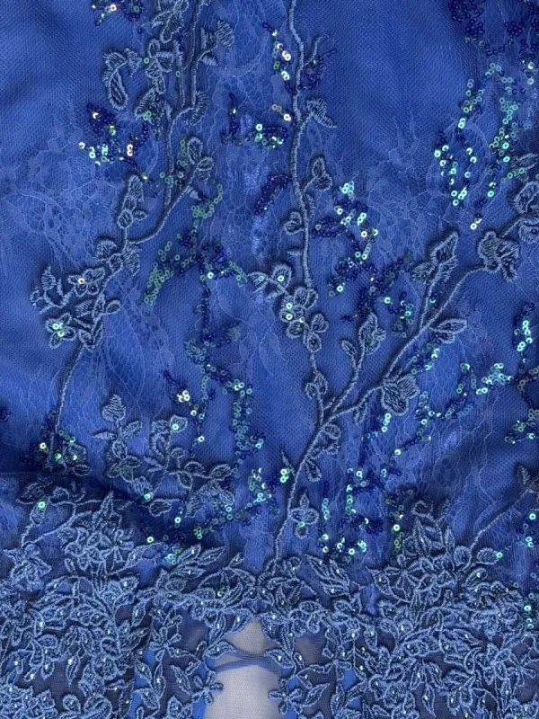 Joanne | Royal Blue - Bodycon Sweetheart Lace Short Tight Homecoming Dresses with Appliques sold by KissProm