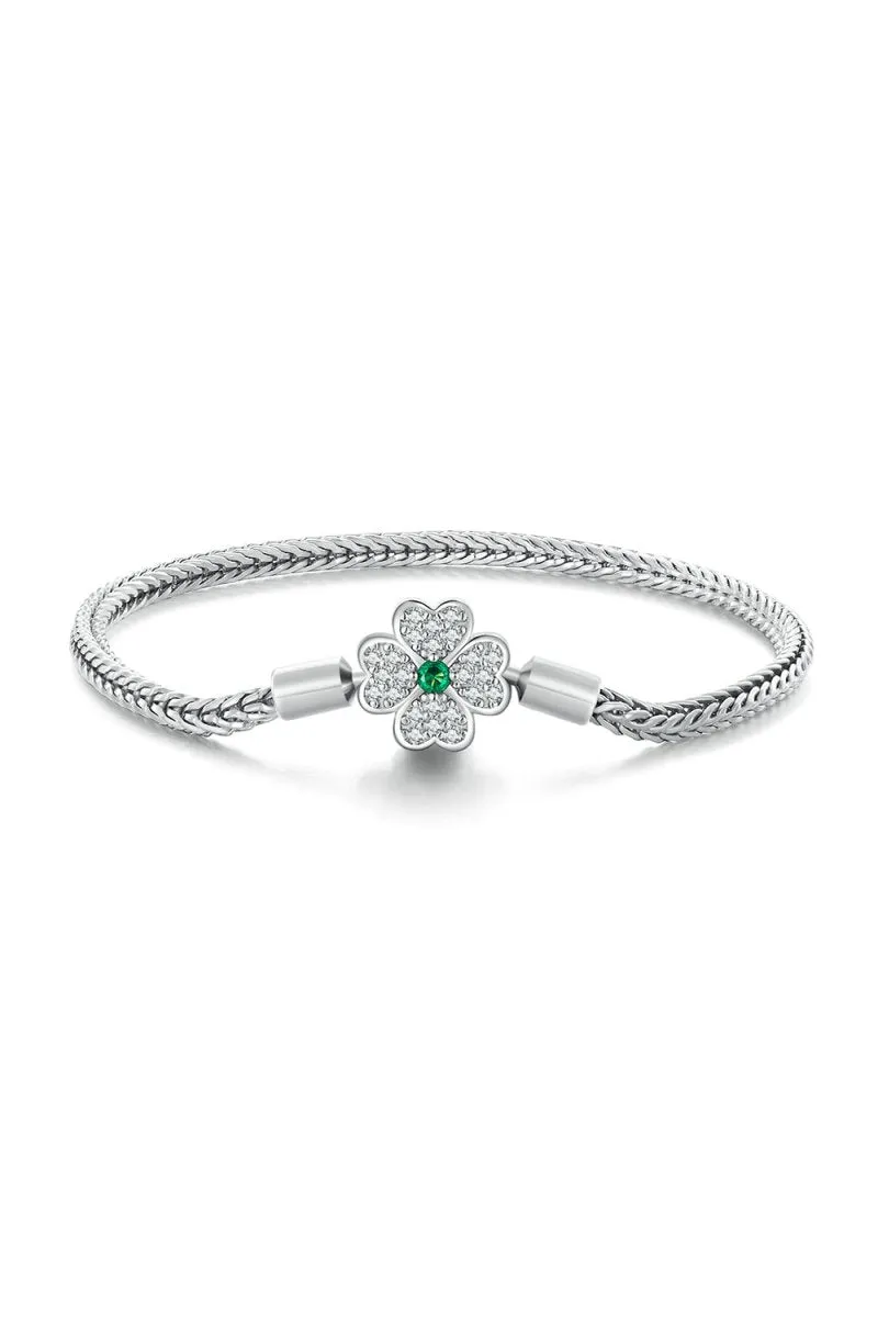 Lucky Four Leaf Clover Bracelet sold by KissProm