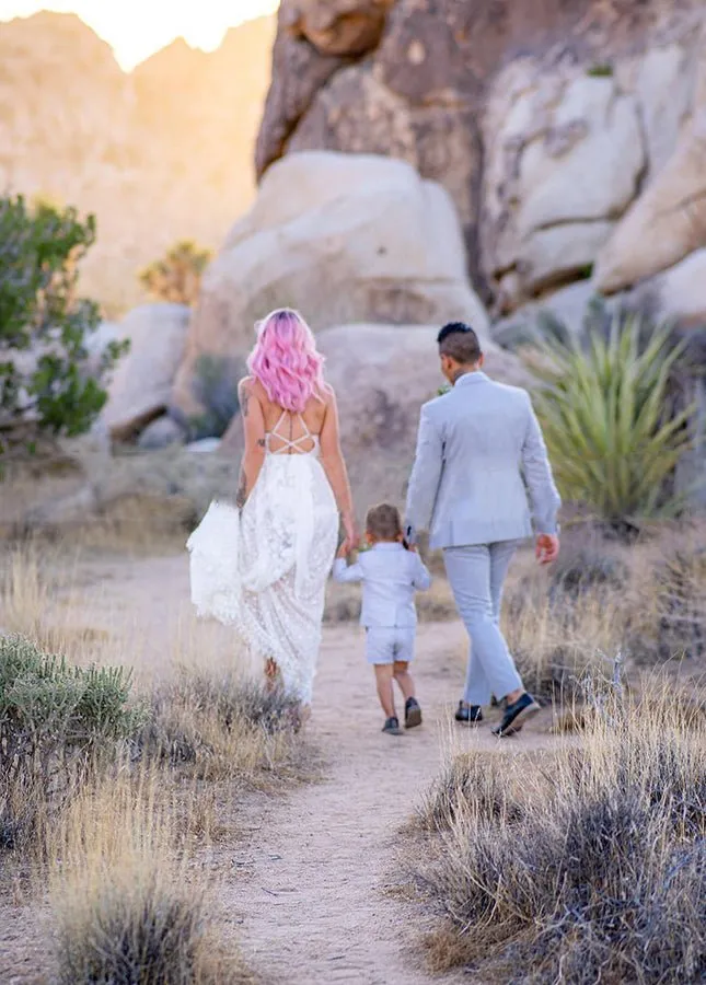 A Line Lace Wedding Dresses Nude Lining sold by KissProm product image thumbnail 2